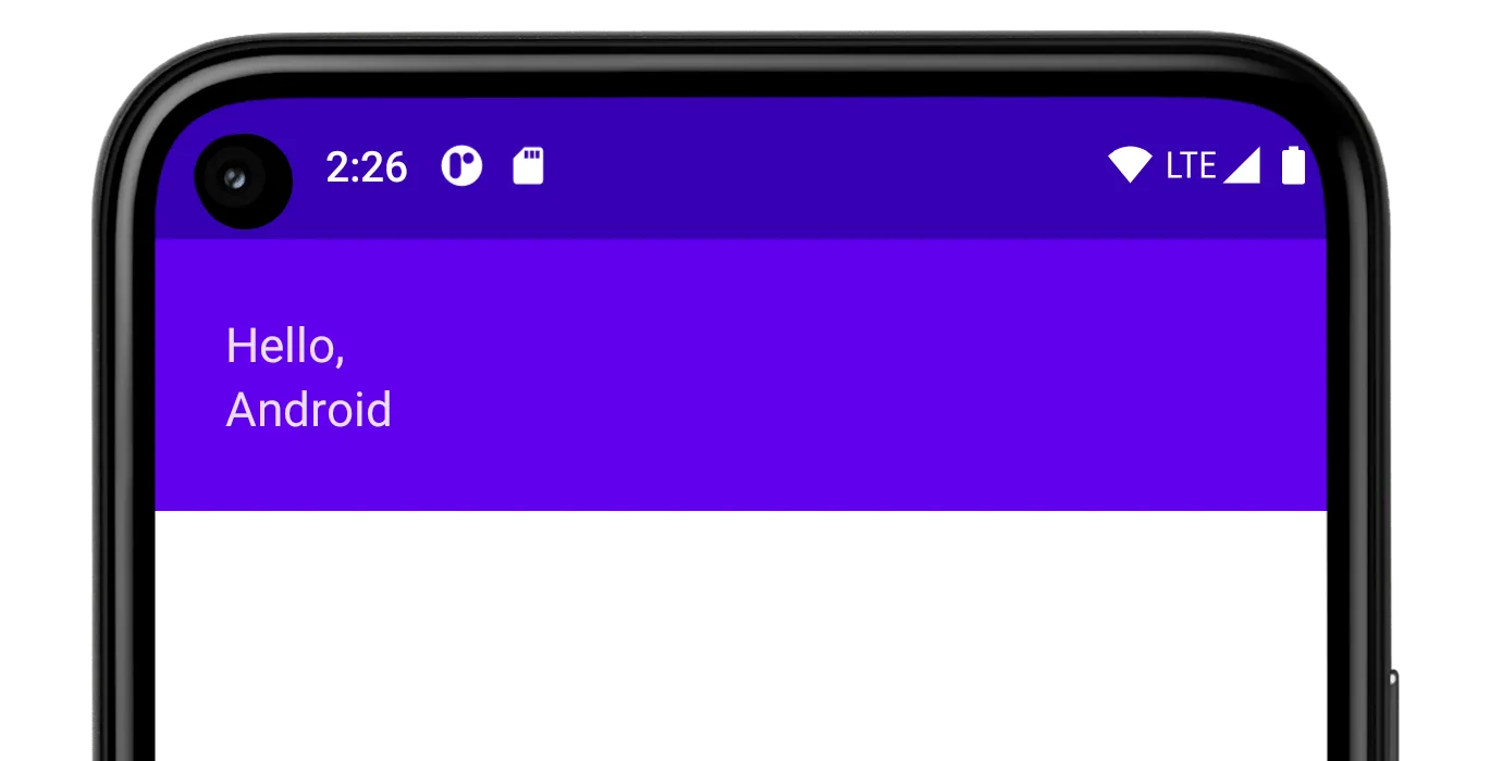 The column element with modified padding and maxWidth